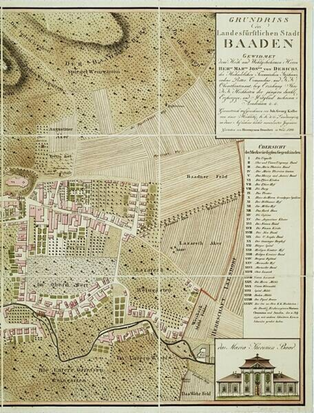 Plakat mit dem Logo "Orden der Krone von Württemberg", einer blauen und goldenen Krone mit einer goldenen Umrandung und fetter schwarzer Schrift.