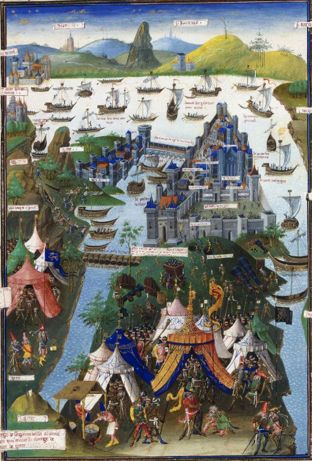 Supporter des Königs haben sich selbst übertroffen Eine Wikingerburg als Residenz des Königs