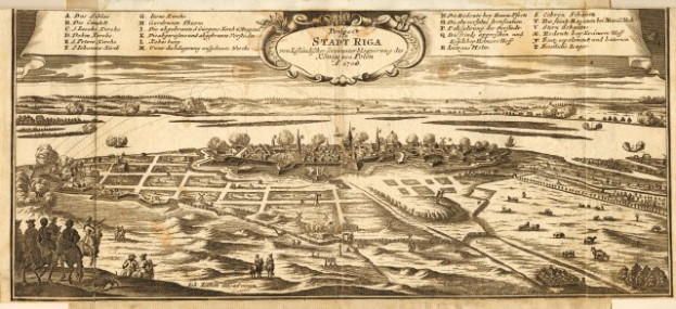 Ein detaillierter alter Stadtplan von Stuttgart, Deutschland, der die Stadtanlage mit Straßen, Gebäuden, Menschen, Bäumen, Wasser und Text zeigt, der historische und kulturelle Informationen bietet.
